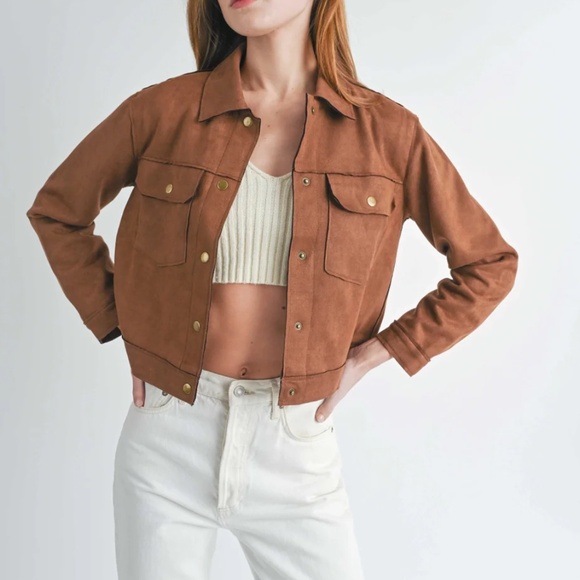 Xania Suede Jacket - Picture 1 of 12